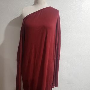 NWOT Asymmetrical One Shoulder Sweater Dress